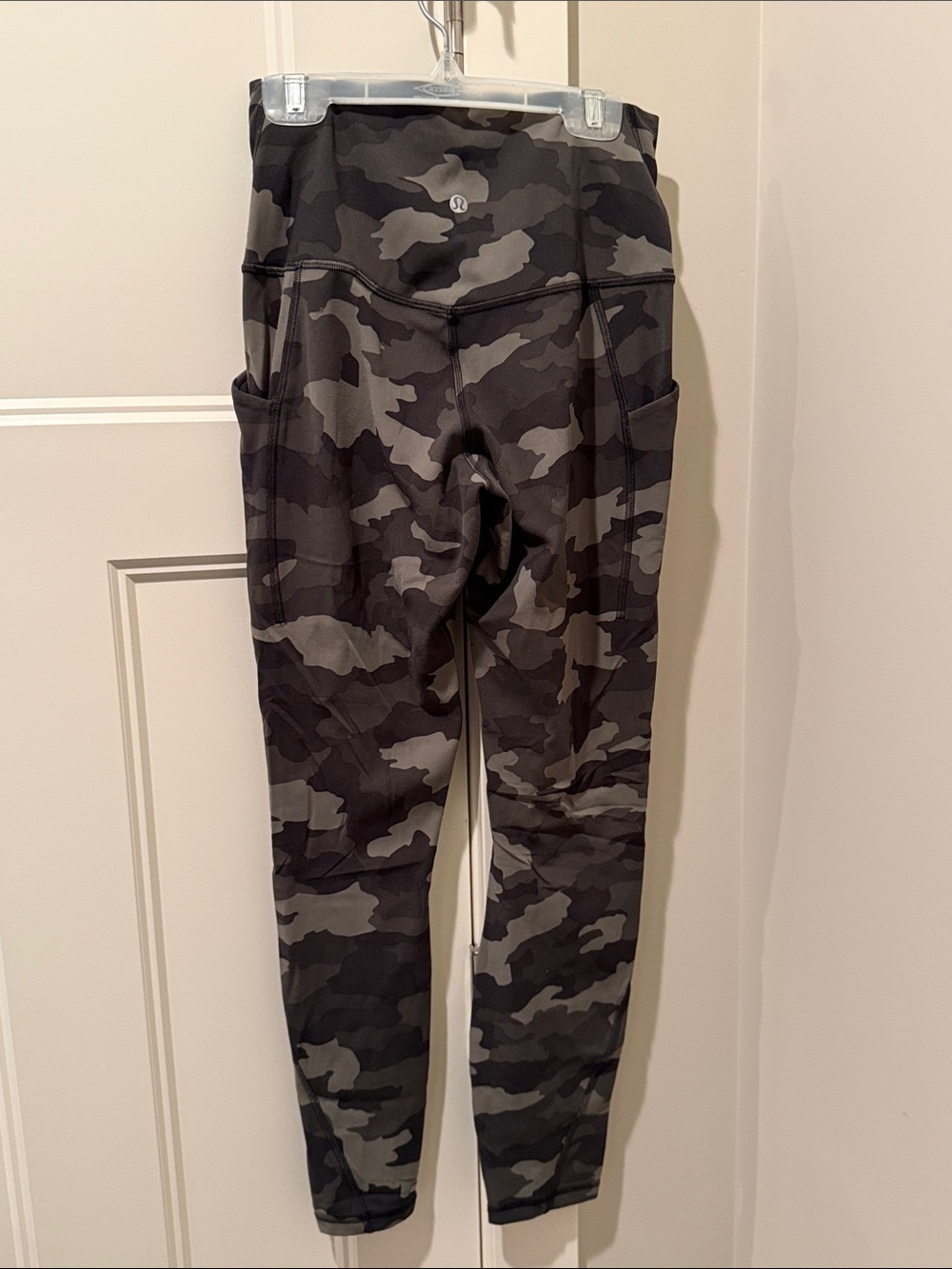 lululemon athletica green Camo Leggings with Side Pockets 25”